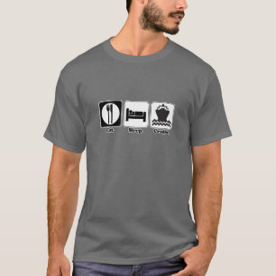 T-shirt manger dormir croisière