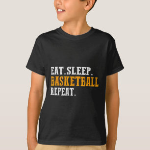 T-shirt Manger Dormir Croquis Répéter Drôle Croquis Chemis