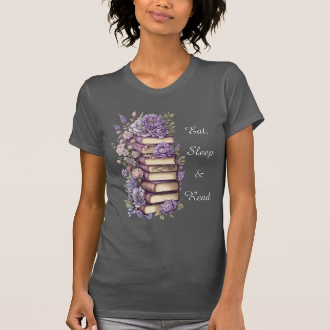 T-shirt Manger dormir et lire (Devant)