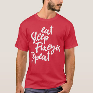 T-shirt manger dormir fixer yeux dormir chemise optométrie