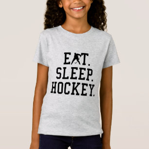 T-Shirt Manger Dormir Hockey - Les Amateurs de Hockey