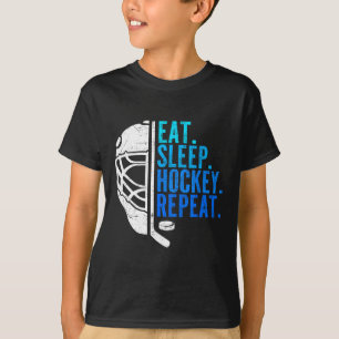 T-shirt Manger Dormir Hockey Répéter Drôles de garçons Jou