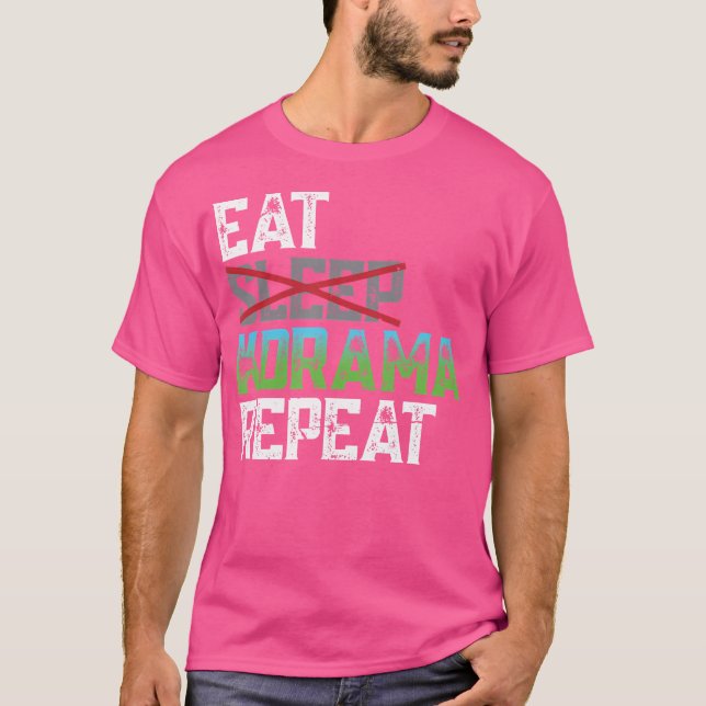 T-shirt Manger Dormir Kdrama Répéter K-Pop (Devant)