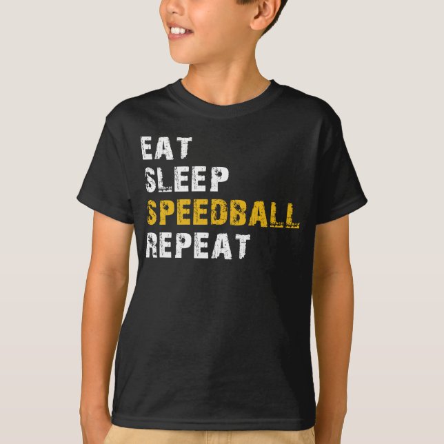 T-shirt manger dormir Speedball (Devant)