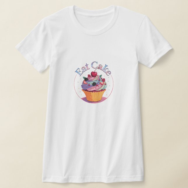 T-shirt Manger du gâteau (Poser)