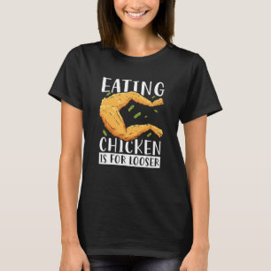 T-shirt Manger Du Poulet Est Pour Looser Toad Hunter Frog