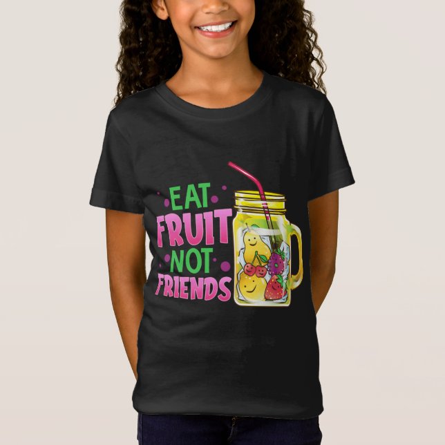 T-Shirt Manger Fruit Pas Amis Fruit Vegan Cocktails Vegeta (Devant)