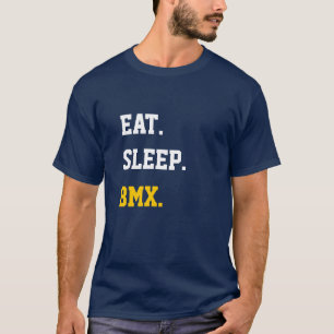 T-shirt Manger le BMX du sommeil