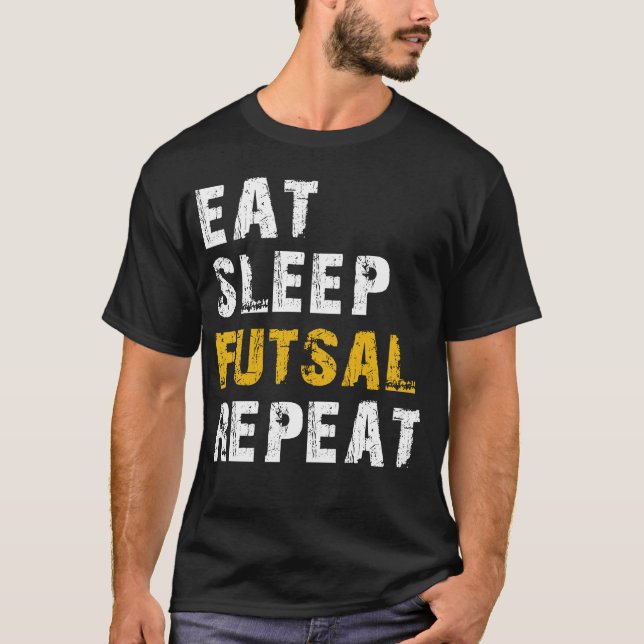 T-shirt manger le futsal (Devant)