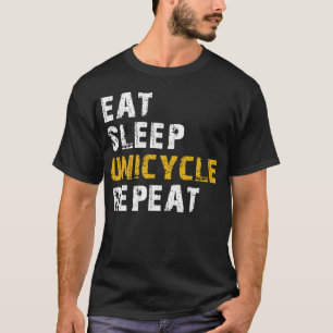 T-shirt manger le monocycle de sommeil