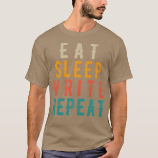 T-shirt Manger le sommeil Répéter l'écriture 2
