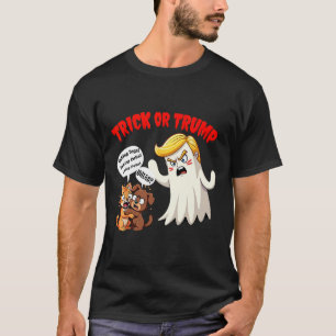 T-shirt Manger Les Chiens Trick Ou Trump Drôle Trump 2024