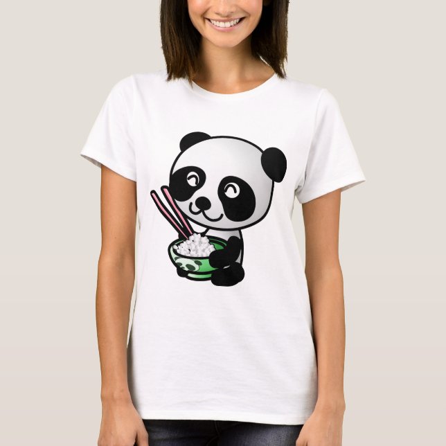 T-shirt Manger Panda (Devant)