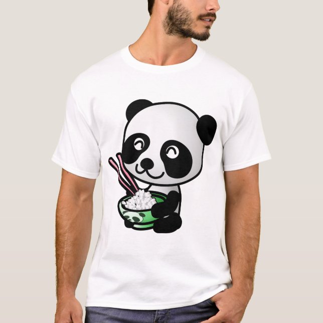 T-shirt Manger Panda (Devant)