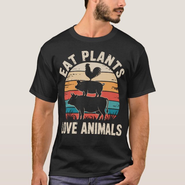 T-shirt Manger Plantes Amour (Devant)