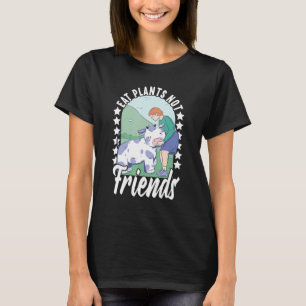 T-shirt Manger Plantes pas amis Vegan Veggie Veggie Vegan