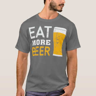 T-shirt manger plus de bière 4
