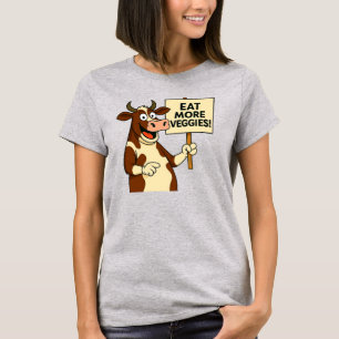 T-shirt Manger plus Légume Végétarien