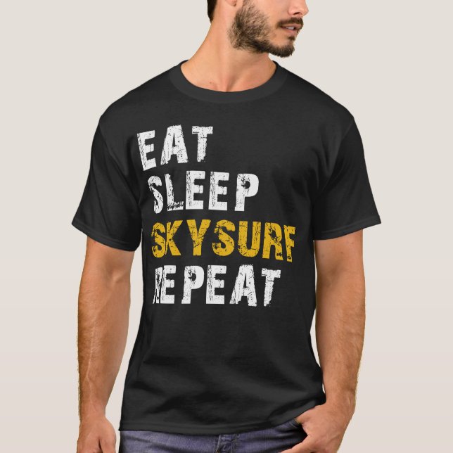 T-shirt manger skysurf sommeil (Devant)