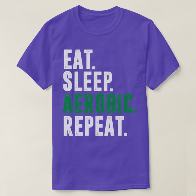 T-shirt Manger Sleep Aerobic (Design devant)