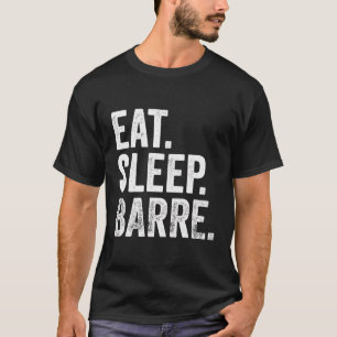 T-shirt Manger Sleep Barre Distressed Barre Entraînement
