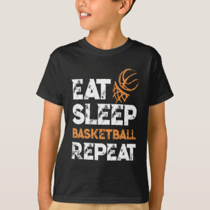 T-shirt Manger Sleep Basketball Répéter Don Dunk