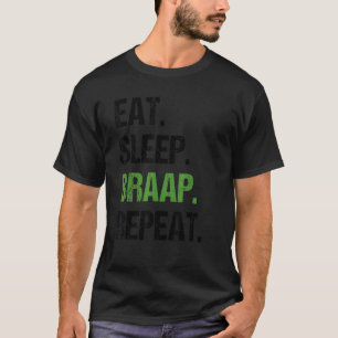 T-shirt Manger Sleep Braap Répéter Dirt Bike Motocross