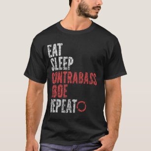 T-shirt Manger Sleep Contrabass oboe Répéter