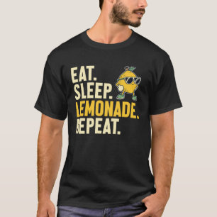 T-shirt Manger Sleep Lemonade Répéter Business Carton Lemo