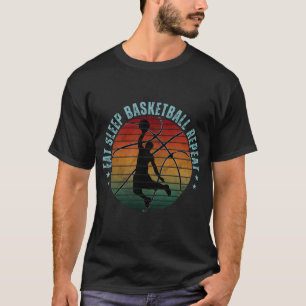 T-SHIRT MANGER SOMMEIL BASKETBALL RÉPÉTER