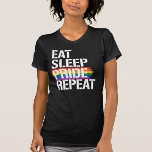 T-shirt Manger Sommeil Fierté Répéter