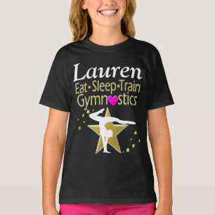 T-SHIRT MANGER SOMMEIL GYMNASTIQUE PERSONNALISÉ T CHEMISE