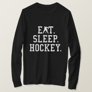 T-shirt Manger Sommeil Hockey