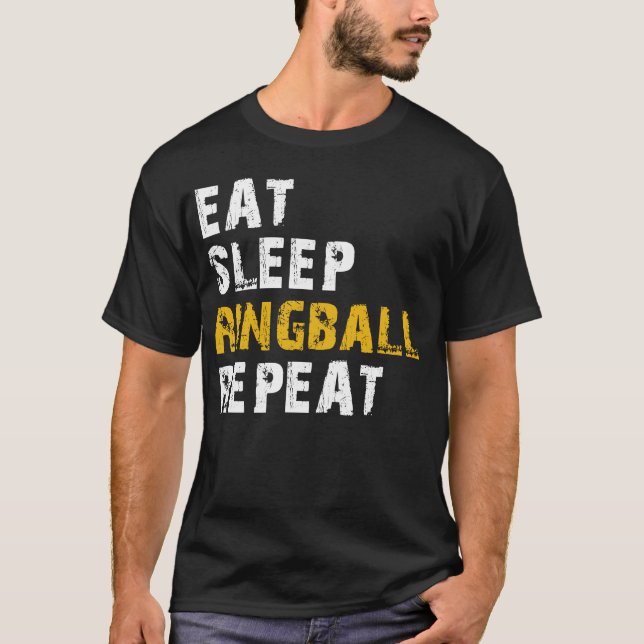 T-shirt manger sommeil Ringball (Devant)
