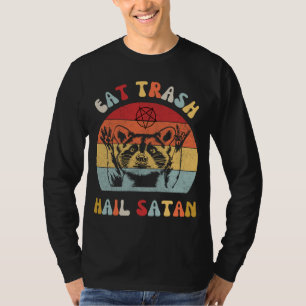 T-shirt Manger Trash Hail Satan Raccoon Possum Funky Hail
