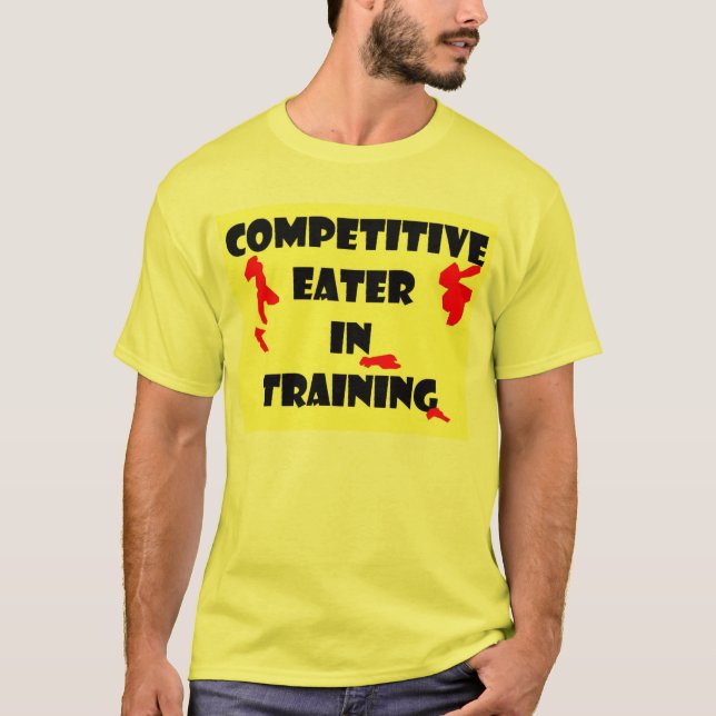 T-shirt Mangeur concurrentiel dans la formation (Devant)