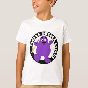 T-shirt Mangeurs de gens violets Équipe de logiciels - Égl