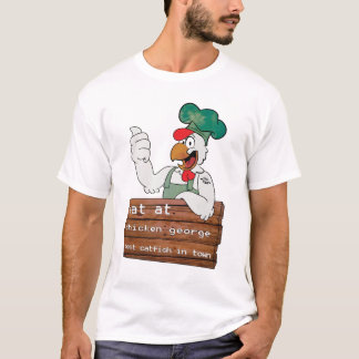 T-shirt Mangez à la chemise de George de poulet