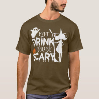 T-shirt Mangez Boire et Soyez drôle Effrayant le 30 octobr