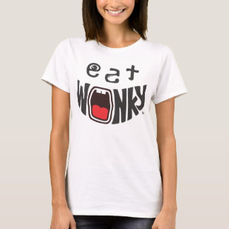 T-shirt mangez chancelant "il est bébé de sauce au jus !"