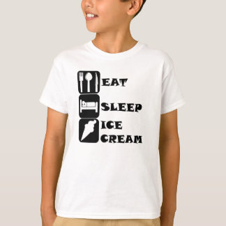T-shirt Mangez de la crème glacée du sommeil