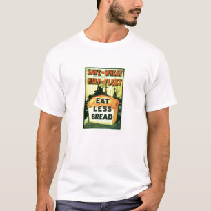 T-shirt Mangez de moins de pain