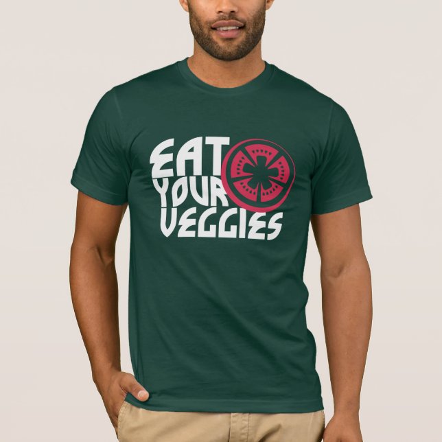 T-shirt mangez de votre légume (Devant)
