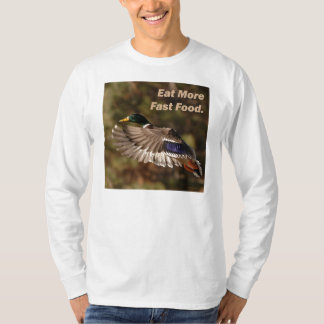 T-shirt Mangez des aliments de préparation rapide