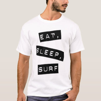 T-shirt Mangez, dormez, surfez
