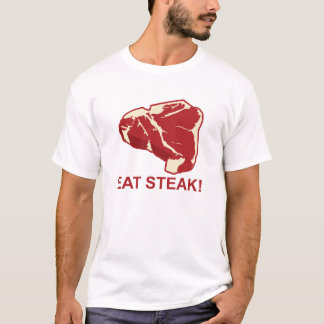 T-shirt Mangez du bifteck