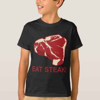 T-shirt Mangez du bifteck