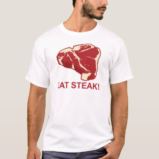 T-shirt Mangez du bifteck