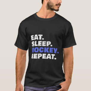 T-shirt Mangez du hockey sur glace Repeat Hockey