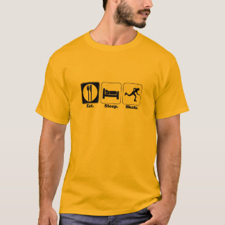 T-shirt mangez du patinage